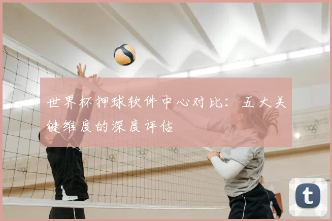 世界杯押球软件中心对比:五大关键维度的深度评估