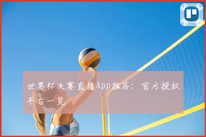 世界杯决赛直播App推荐:官方授权平台一览