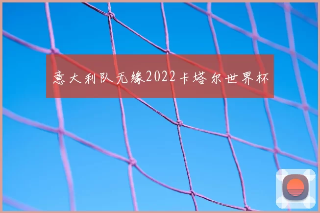 意大利队无缘2022卡塔尔世界杯